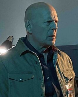 Bruce Willis Wire Room Green Jacket