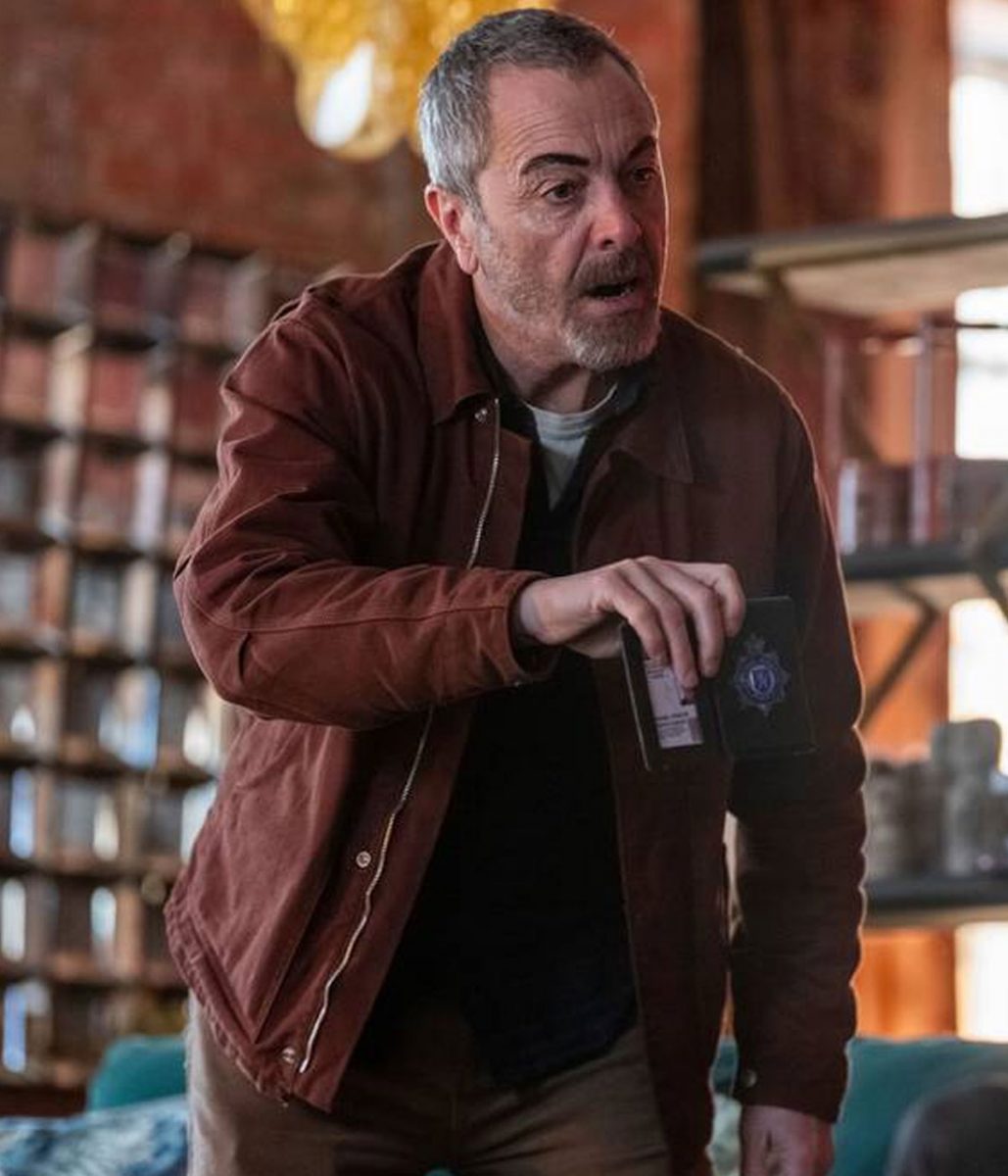 Suspect James Nesbitt Brown Jacket - Image 2