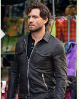 Edgar Ramirez The 355 Leather Jacket