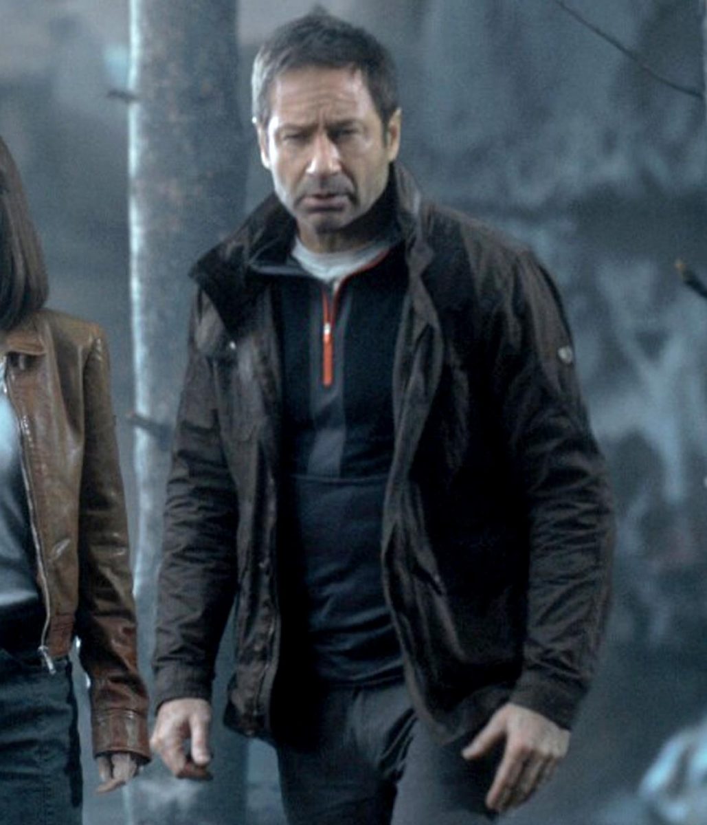 The Bubble David Duchovny Brown Cotton Jacket - Image 5