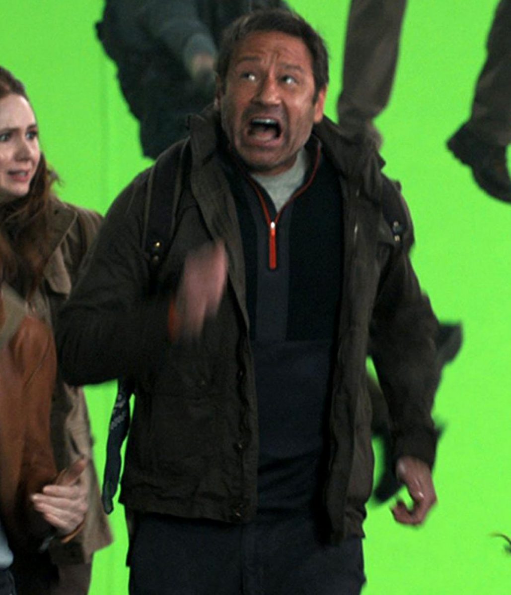 The Bubble David Duchovny Brown Cotton Jacket - Image 6