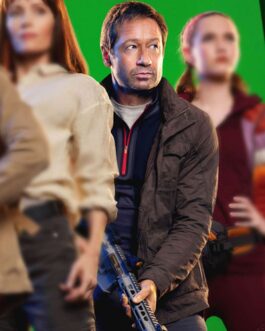 The Bubble David Duchovny Brown Cotton Jacket