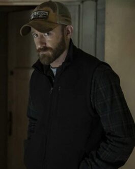 Ben Foster The Contractor Black Wool Vest