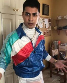 The Exchange Avan Jogia Blue Track Jacket