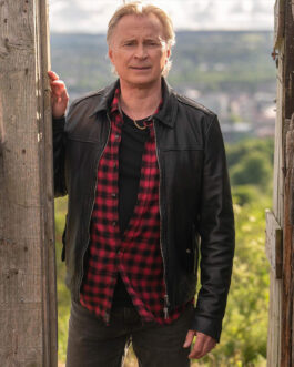 The Full Monty Mark Addy Leather Jacket