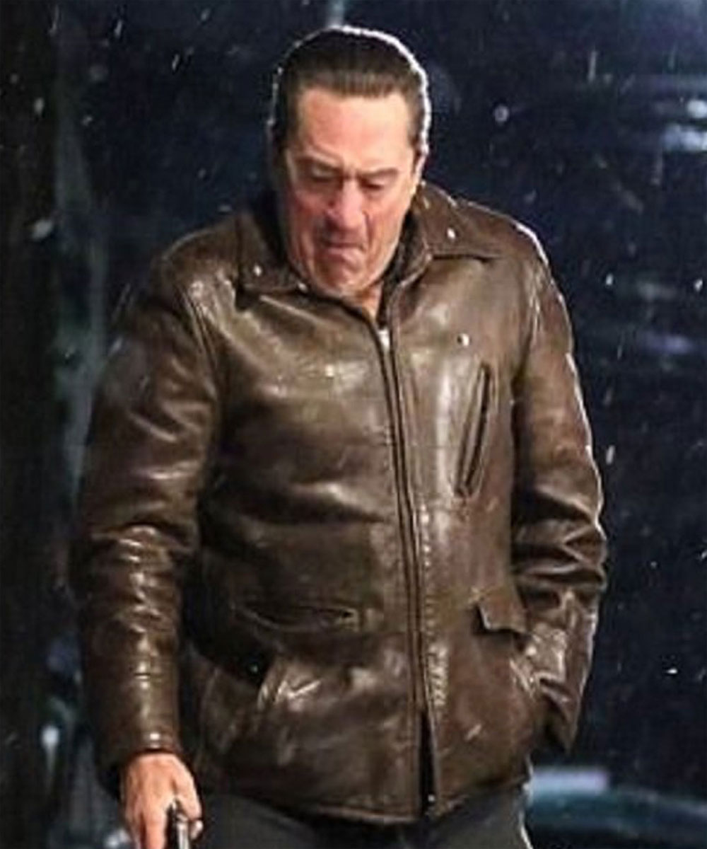 Robert Anthony De Niro The Irishman Leather Jacket - Image 9