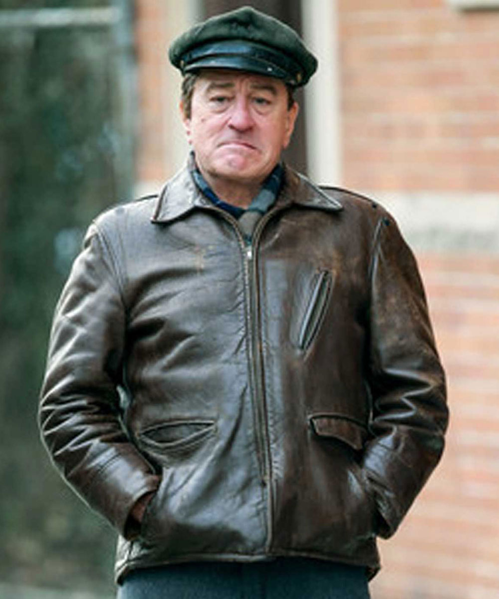 Robert Anthony De Niro The Irishman Leather Jacket - Image 4