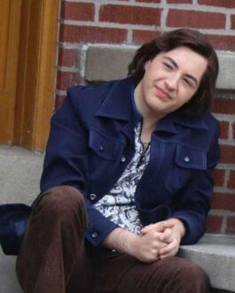 Michael Gandolfini The Many Saints of Newark Blue Cotton Jacket