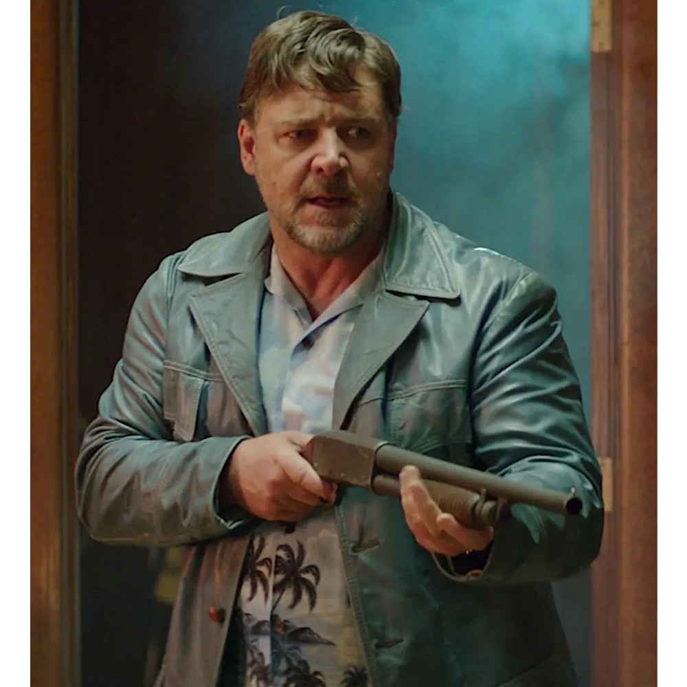 Russell Crowe The Nice Guys Leather Jacket - Image 9