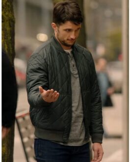 Ryan Bruce The Princess and the Bodyguard Bomber Blue Jacket