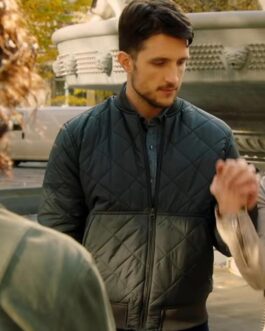 Ryan Bruce The Princess and the Bodyguard Bomber Blue Jacket