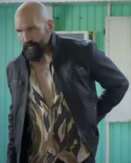 The Retirement Plan Ronnie James Hughes Leather Jacket