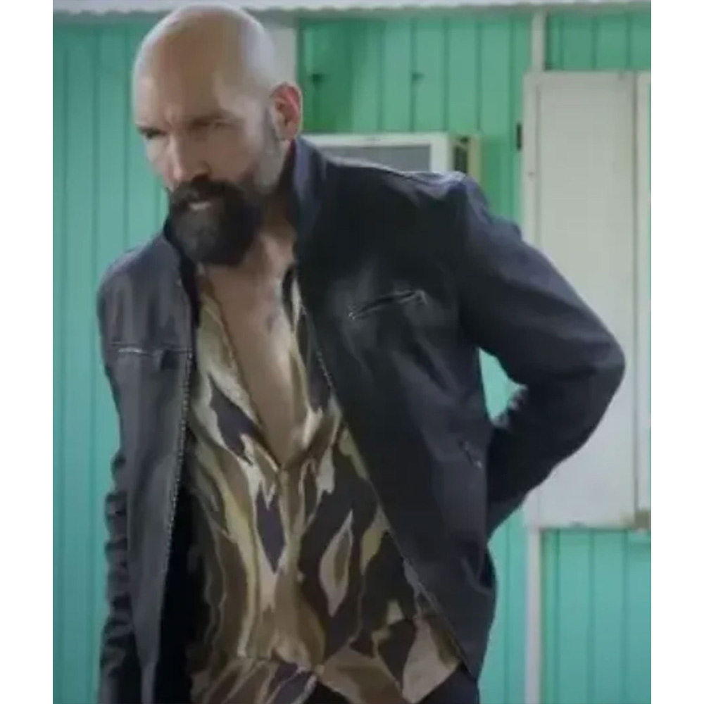 The Retirement Plan Ronnie James Hughes Leather Jacket