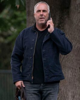 Bosch Legacy Titus Welliver Cotton Blue Jacket
