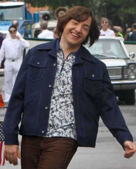 Michael Gandolfini The Many Saints of Newark Blue Cotton Jacket