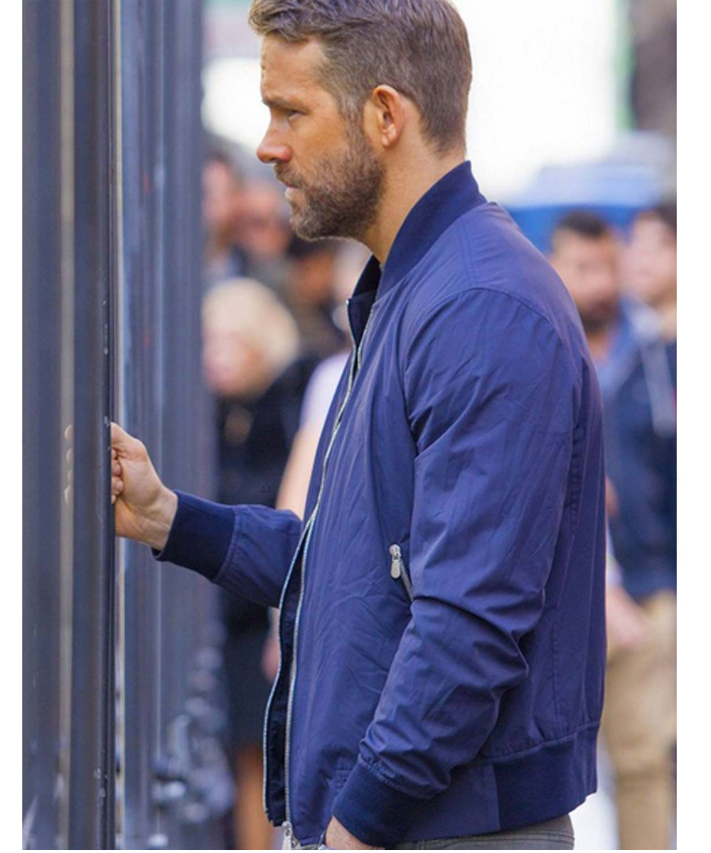 Ryan Reynolds 6 Underground One Blue Jacket - Image 5