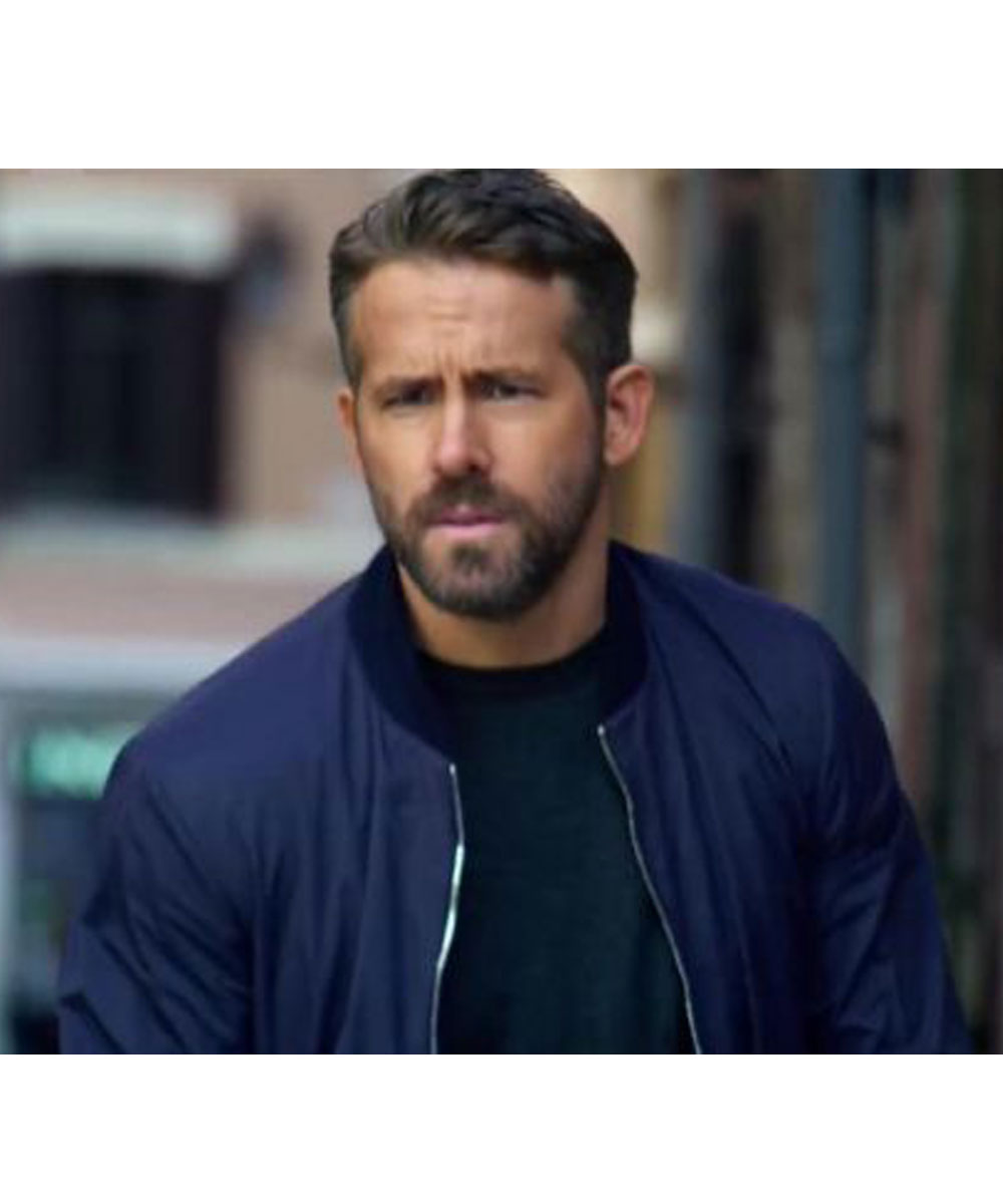 Ryan Reynolds 6 Underground One Blue Jacket - Image 3
