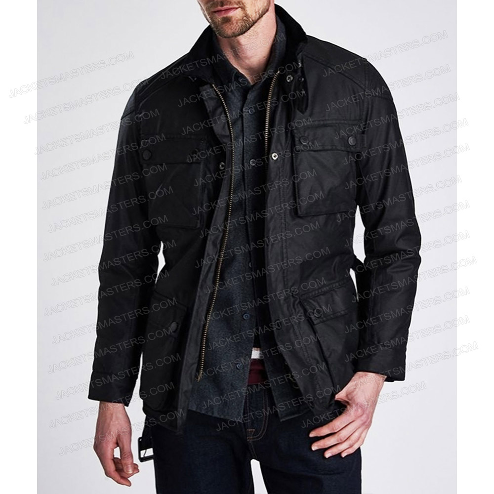 Vampire Academy Kieron Moore Black Cotton Jacket - Image 4