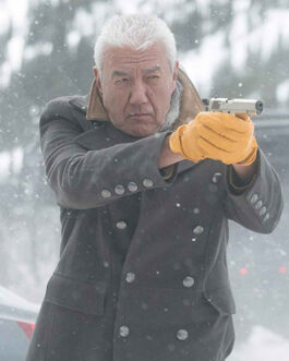 Cold Pursuit Tom Jackson Double Breasted Coat