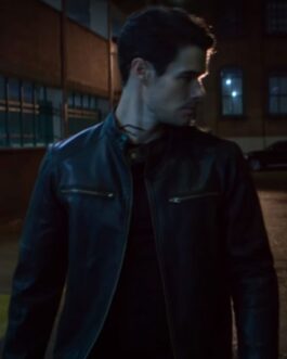 Liam Hall Wicked Black Leather Jacket