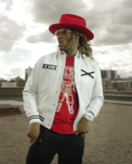 Future XO Varsity White Jacket