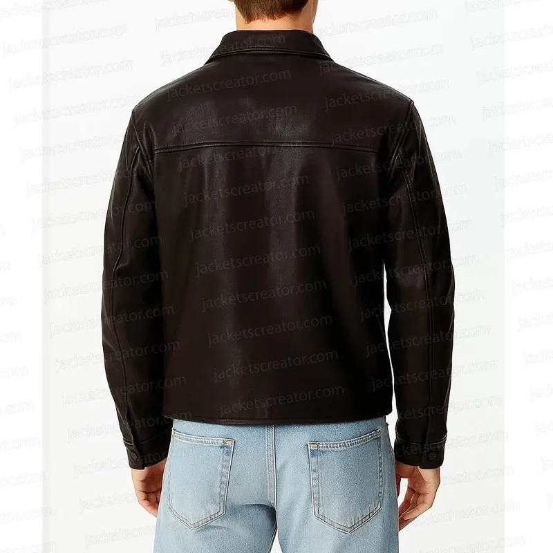 The Hack David Tennant Leather Jacket - Image 3